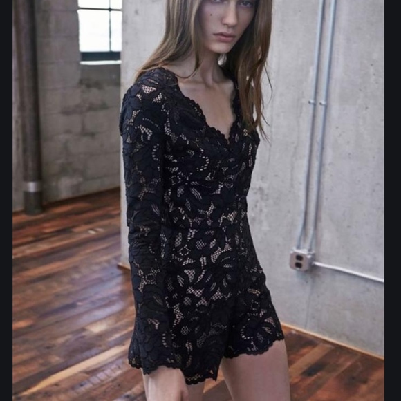 SOLD Alexis Manolo Black Romper - Picture 4 of 8